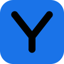 Blue YazSes tray badge